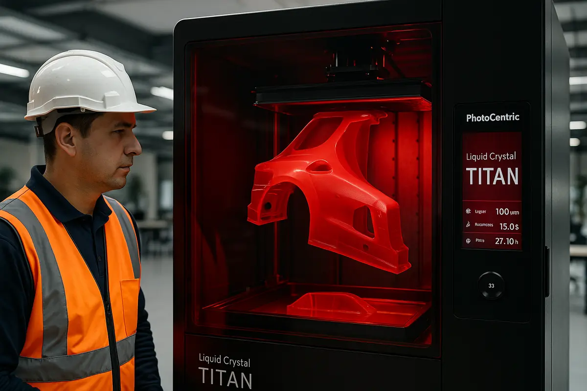 Impresión 3D industrial con la LC Titan